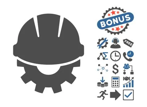 Development Flat Vector Icon With Bonus イラスト素材