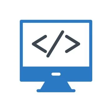 Development glyph color icon Stock Illustration