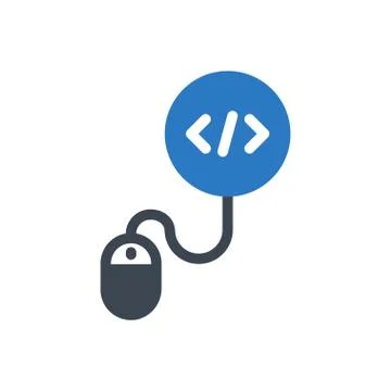 Development glyph colour icon Stock Illustration