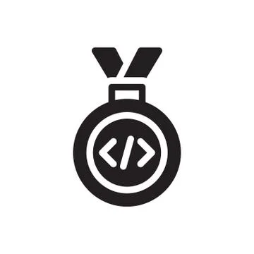 Development glyph flat icon Stock Illustration