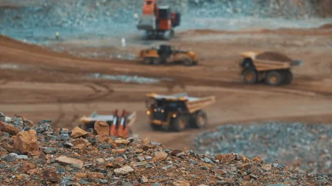 Development of a gold deposit Stock Footage 196852528