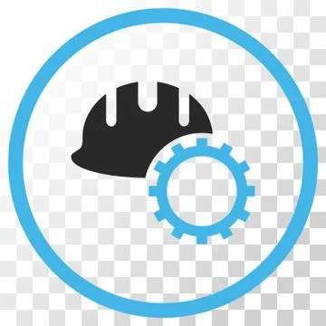 Development Hardhat Vector Icon Illustrazione stock