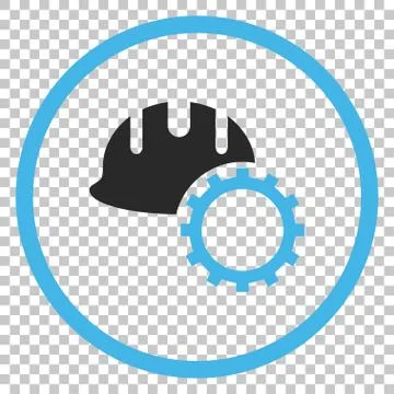 Development Hardhat Vector Icon Illustrazione stock