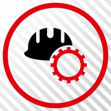 Development Hardhat Vector Icon Illustrazione stock