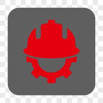 Development Helmet Interface Toolbar Button Illustrazione stock