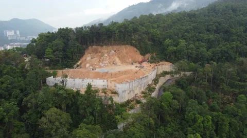 Development at hillside Stock Footage 197012960