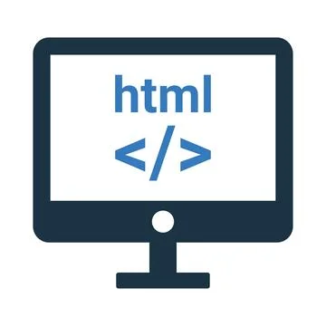 Development, html icon. Simple editable vector design isolated on a white b.. 스톡 일러스트