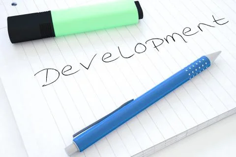Development Stock Illustration