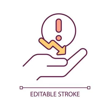 Development issue RGB color icon Stock-Illustration