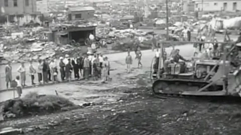 Development of Japan after the war. Supervised by the USA (17) Video stock 237860989