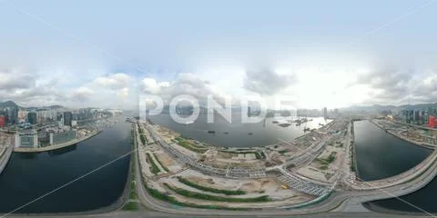 Development of Kai Tak area 13 July 2019 Stock Photos