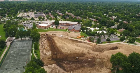 Development at a local school Stock Footage 106798112
