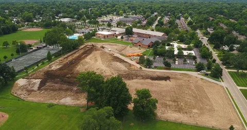 Development at a local school Stock Footage 106798125