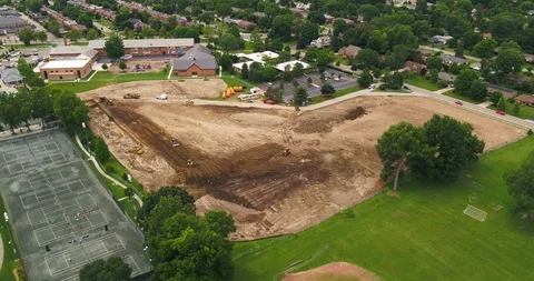 Development at a local school Stock Footage 106798155