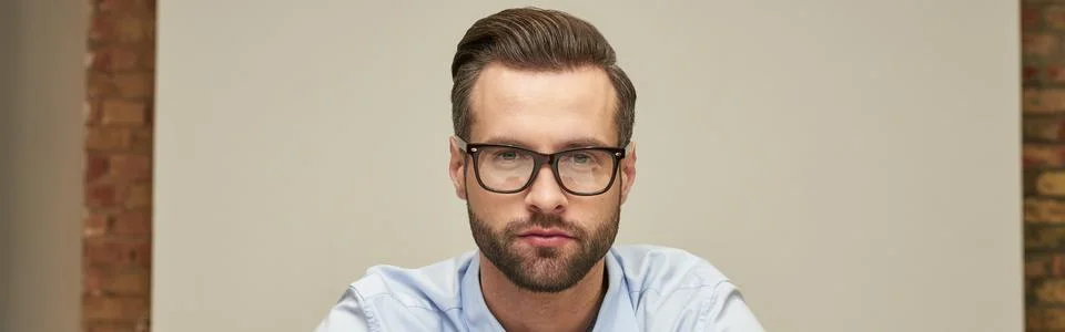 Development manager ready to listen to your ideas Stock Photos