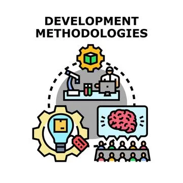 Development methodologies for innovative business process planning イラスト素材