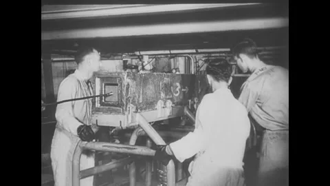 Development of nuclear weapons. Manhattan Project Stock Footage 296069450