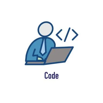 Development Operations and Life Cycle - DevOps Icon 스톡 일러스트