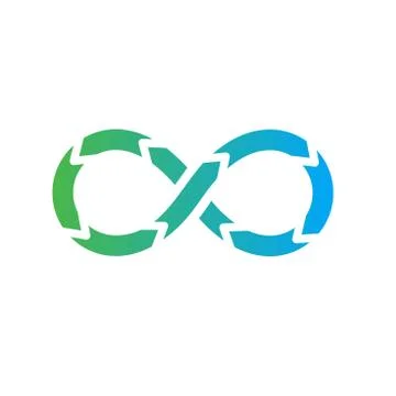 Development Operations and Life Cycle - DevOps Icon Stock Illustration