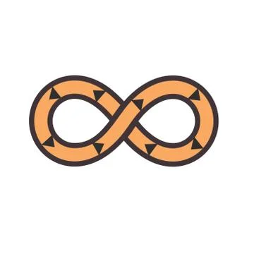 Development Operations and Life Cycle - DevOps Icon Stock Illustration