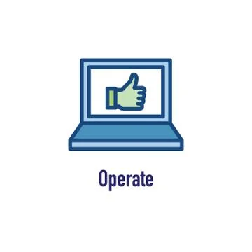 Development Operations and Life Cycle - DevOps Icon Stock Illustration