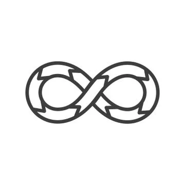 Development Operations and Life Cycle - DevOps Icon Stock Illustration