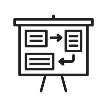 Development Plan icon vector image.  Stock Illustration