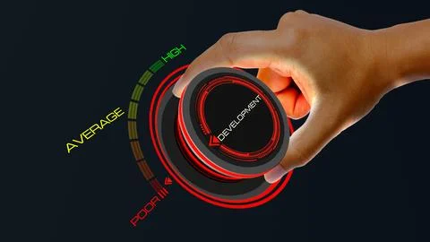 DEVELOPMENT POOR Illustrazione stock