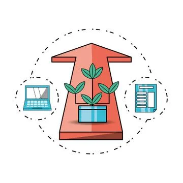 Development process and social teamwork data 스톡 일러스트