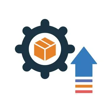 Development, product icon. Editable vector logo. 스톡 일러스트