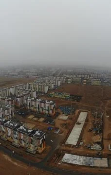 Development of a residential quarter Foto stock