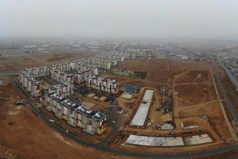Development of a residential quarter Fotos Stock
