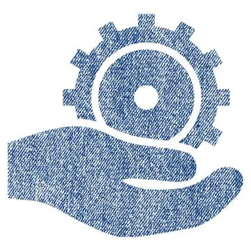 Development Service Fabric Textured Icon イラスト素材