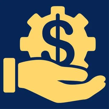 Development Service Icon Illustrazione stock