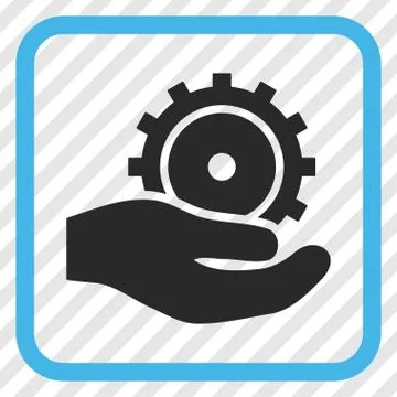 Development Service Vector Icon In a Frame イラスト素材