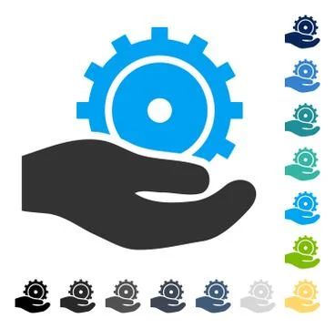 Development Service Vector Icon Illustrazione stock