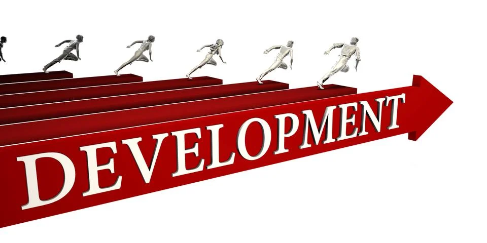Development Solutions Stockillustratie