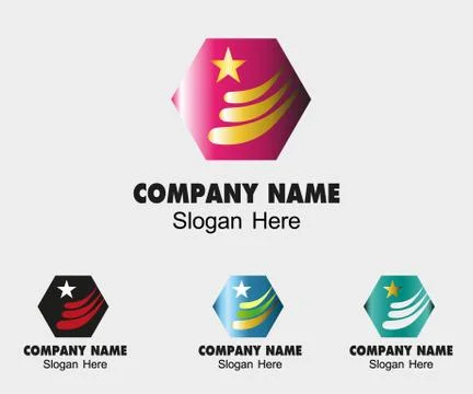 Development symbol design template for business quad icon concept Stock Illustration