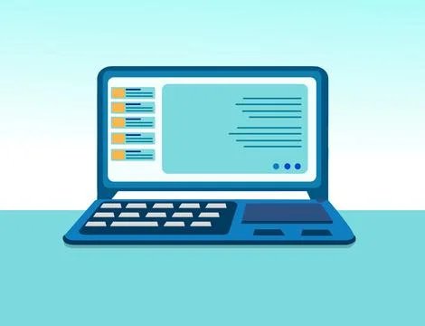 Development of technology and new generation technologies. Stock Illustration