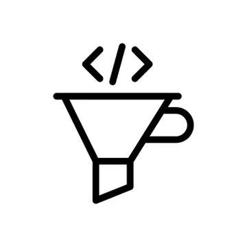 Development thin line icon 스톡 일러스트