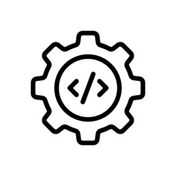 Development thin line icon イラスト素材