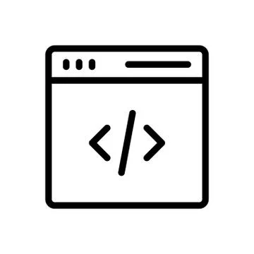 Development thin line icon 스톡 일러스트