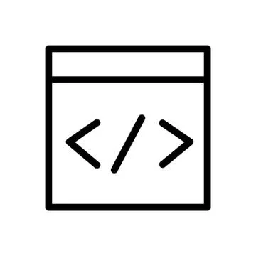 Development thin line icon Stock-Illustration