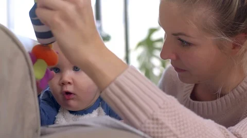 Developmental toy baby Video stock 112953572