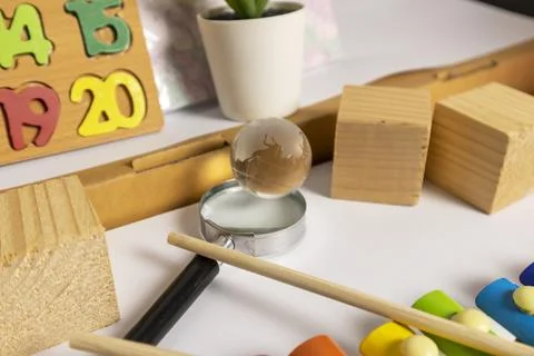 Developmental toys that promote cognitive learning 写真素材