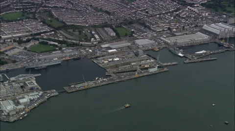 Devenport Dockyard Stock Footage 65201118