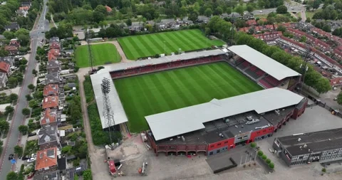 Deventer, 19th of July, 2023, The Netherlands. Aerial drone view the Stock Footage 247322853