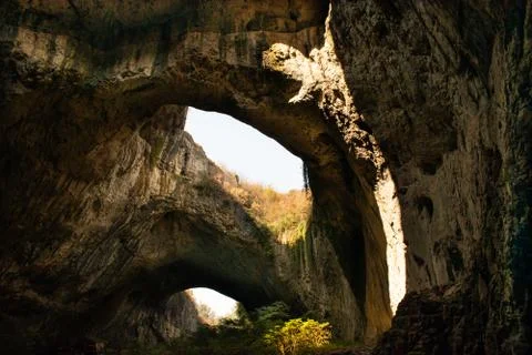 Devetashka Cave Foto stock