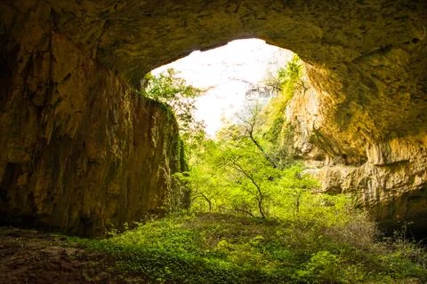 Devetashka Cave Foto stock