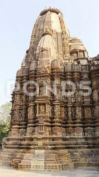 DEVI JAGDAMBA TEMPLE, South Wall, Shaped like Mount Meru, Western Group ...